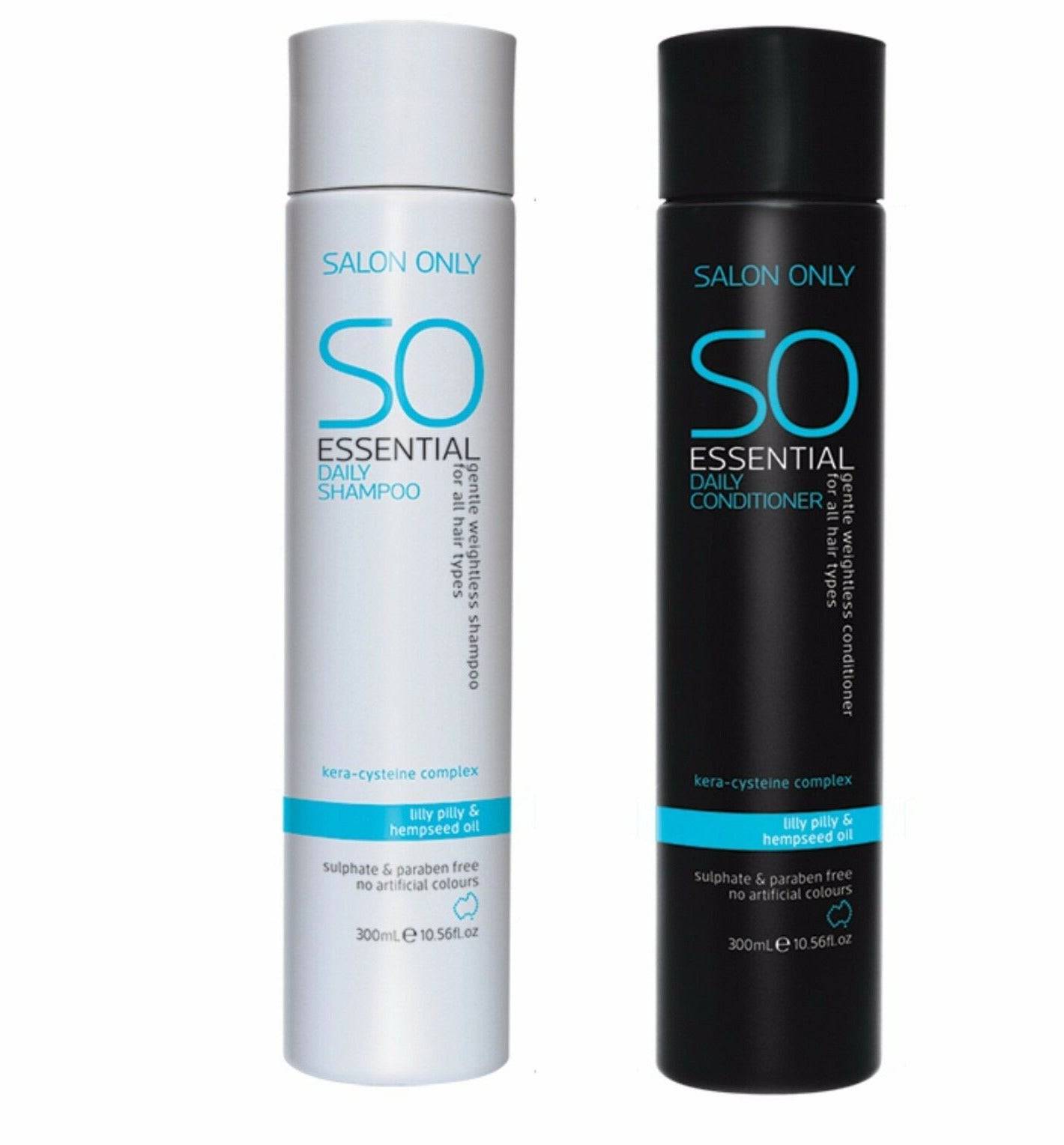 SO Salon Only Essential Daily Shampoo & Conditioner 300ml Duo - On Line Hair Depot