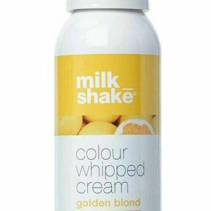 Milk Shake Colour Whipped Cream Golden Blond 100ml no rinse Coloured Foam - On Line Hair Depot