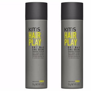 KMS Hair Play Dry Wax 150ml x 2 - On Line Hair Depot