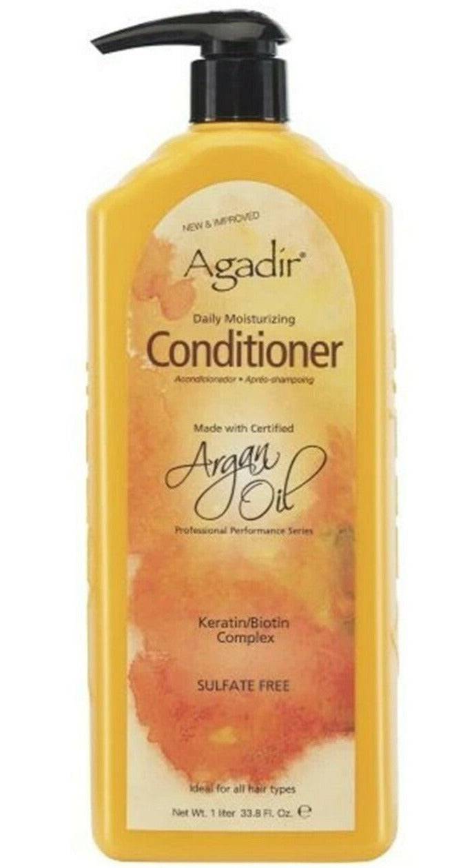 AGADIR MOROCCAN ARGAN OIL DAILY MOISTURIZING CONDITIONER 1 LITRE - Australian Salon Discounters