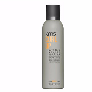 KMS Curl up Wave foam  1 x 197gm - On Line Hair Depot