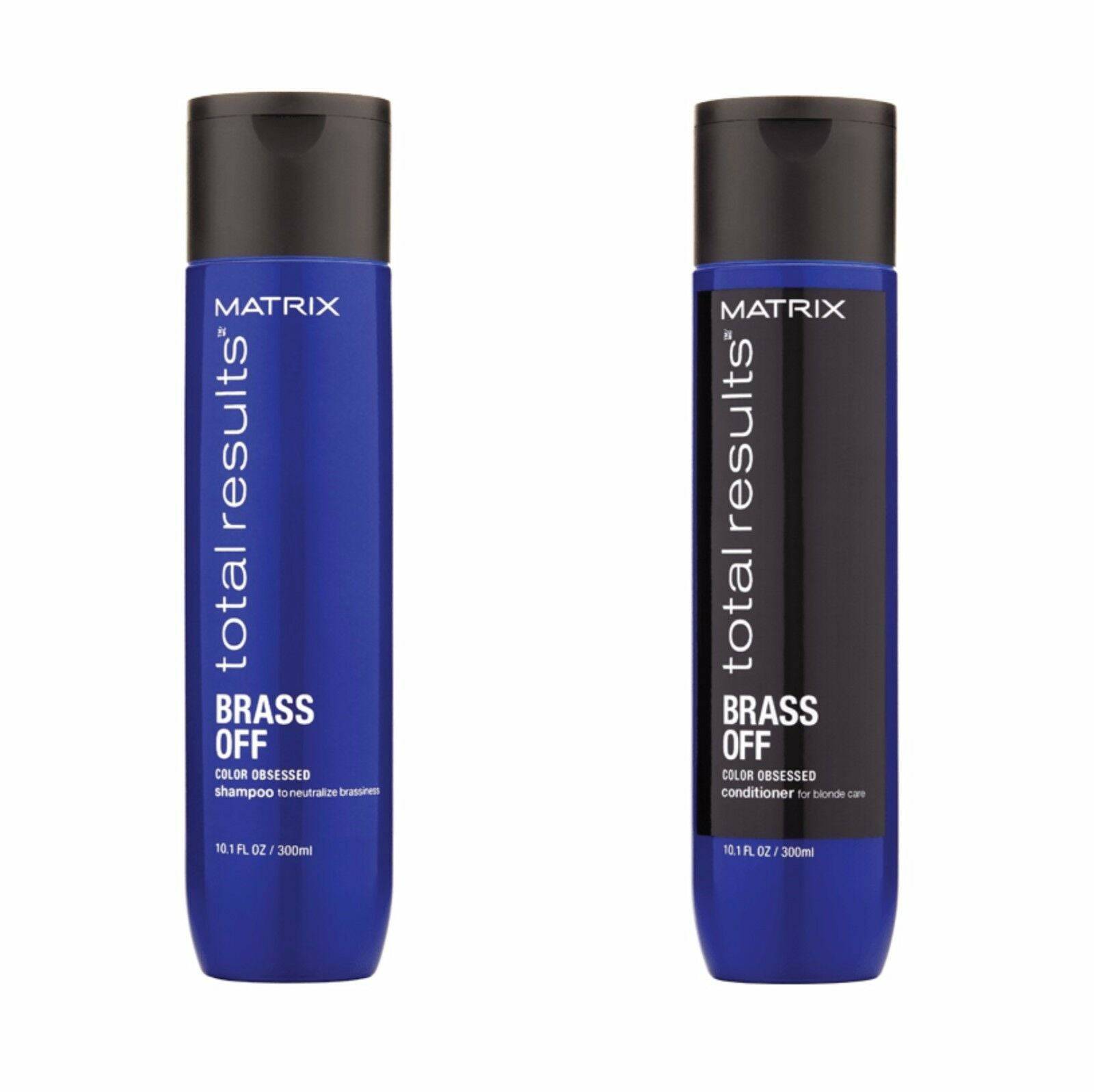 Matrix Total Results Brass Off duo shampoo & Conditioner Neutralize Brassy tones - On Line Hair Depot