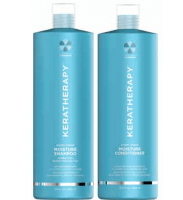 Keratherapy Keratin Infused Moisture Shampoo & Conditioner 1lt Duo - On Line Hair Depot