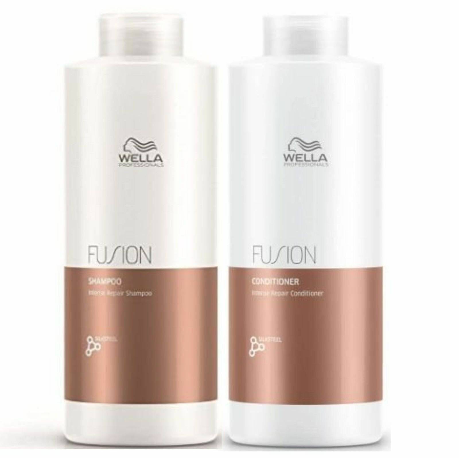 Wella Professional Fusion Intense Repair 1lt Duo Pack Shampoo Conditioner - On Line Hair Depot