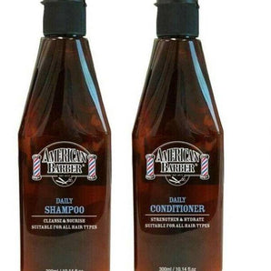 American Barber Daily Shampoo and Conditioner 300ml Duo - On Line Hair Depot