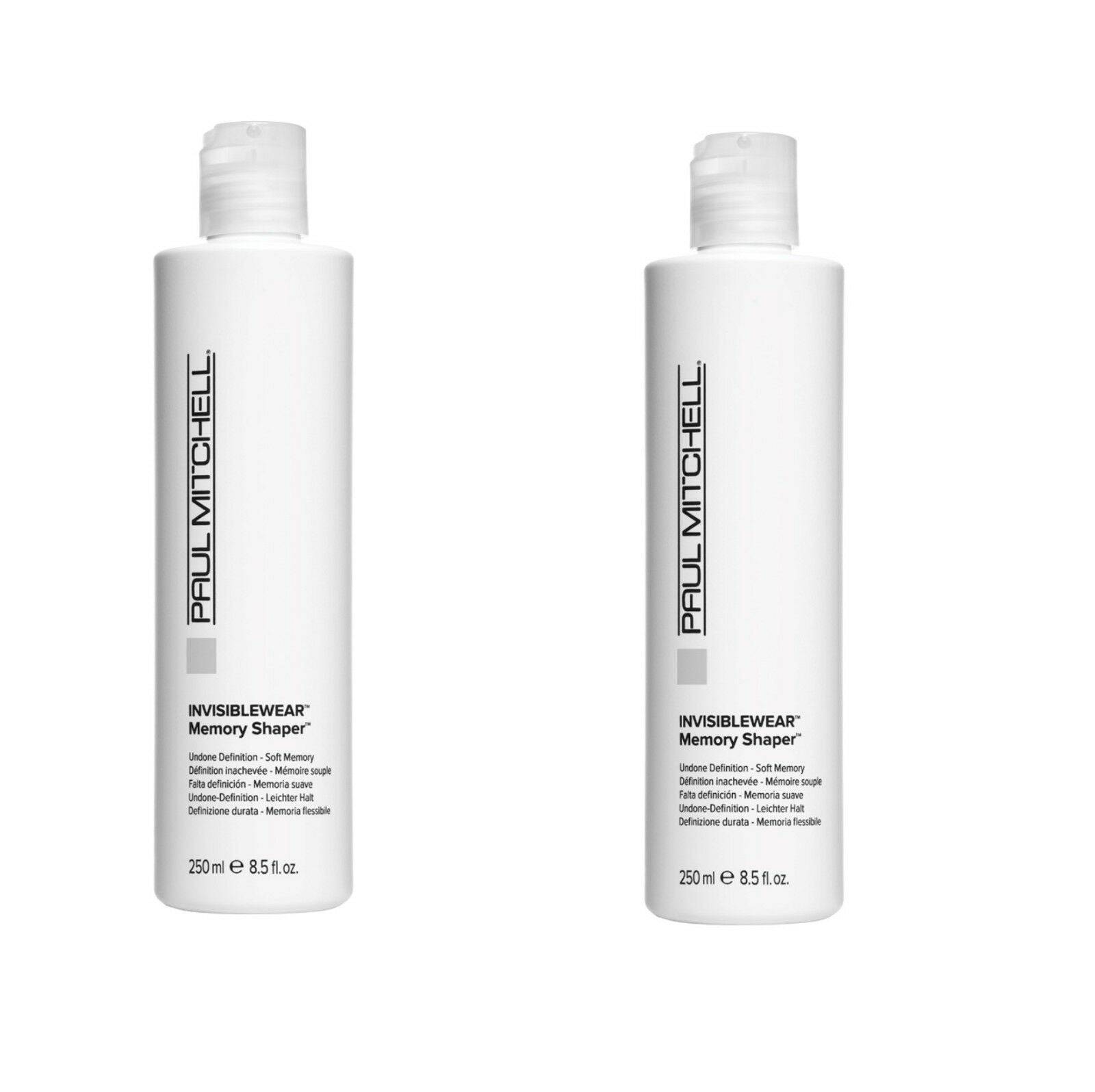 Paul Mitchell Invisiblewear Memory Shaper Undone Definition Soft Memory 2 x 250ml - On Line Hair Depot