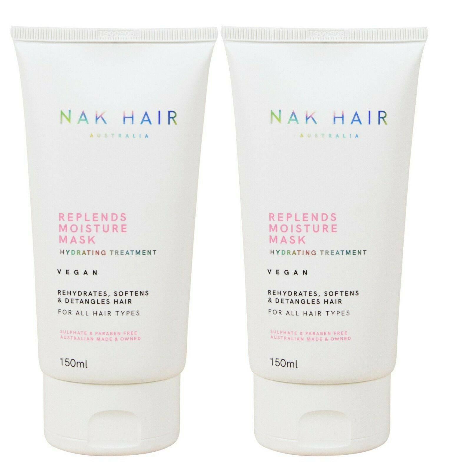 Nak Replends Moisture Mask Treatment hydrates, Softens & Detangles 150ml x 2 - On Line Hair Depot