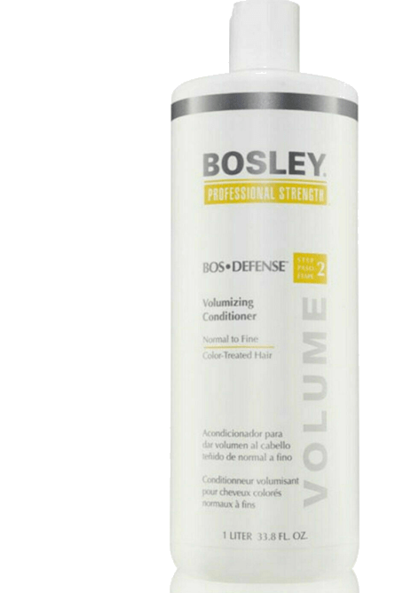 Bosley BosDefense Conditioner 1lt  Light Thin Colour Treated Hair Yellow - Australian Salon Discounters