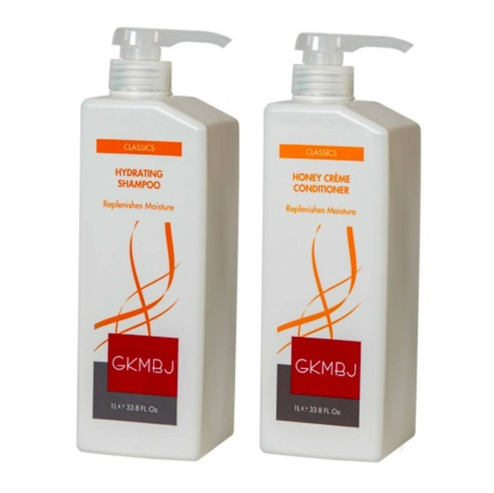 GKMBJ Hydrating Shampoo & Honey Creme Conditioner 1lt each Replenishes  Moisture - On Line Hair Depot