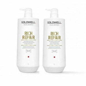 Goldwell Rich Repair Restoring Shampoo and Conditioner 1lt Duo - On Line Hair Depot