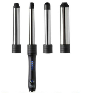 MUK Curl Stick 4 Changeable Barrels 19-25/28-22/38-27/25mm Conical/Curling Iron - On Line Hair Depot