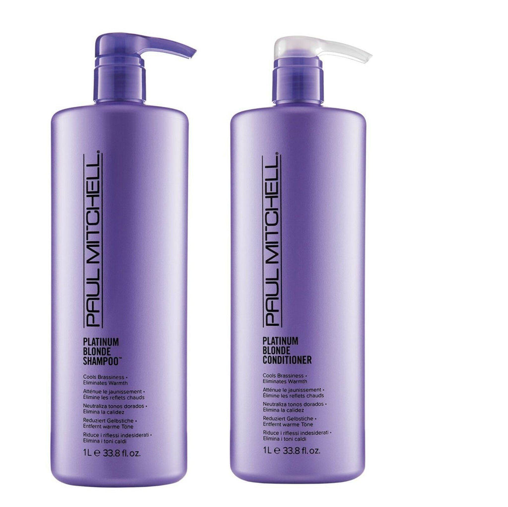 Paul Mitchell Platinum Blonde Shampoo and Conditioner 1lt Duo - Australian Salon Discounters