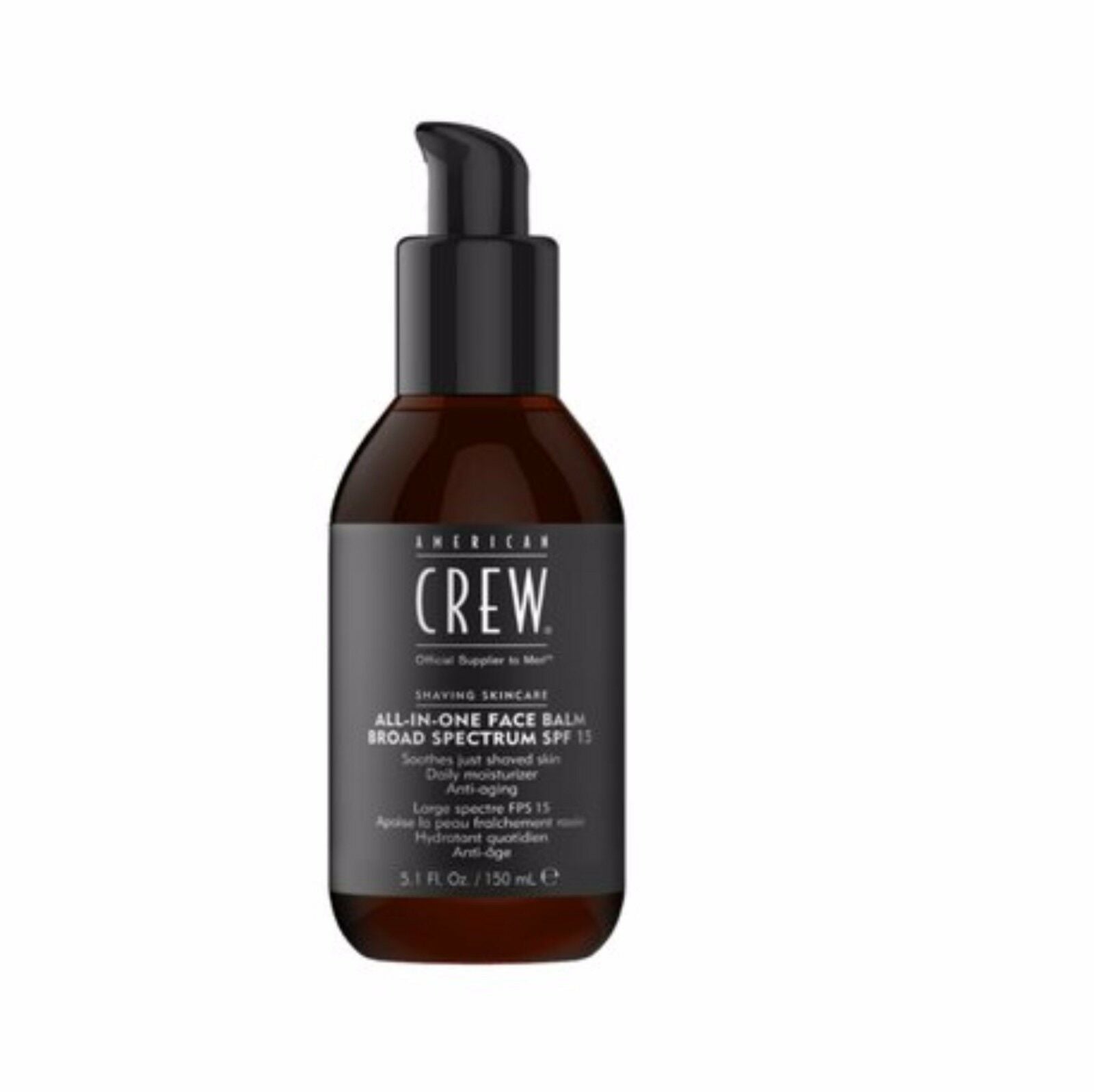 American Crew Shaving Skincare All in One Face Balm SPF15 Duo 2 x 170ml - On Line Hair Depot