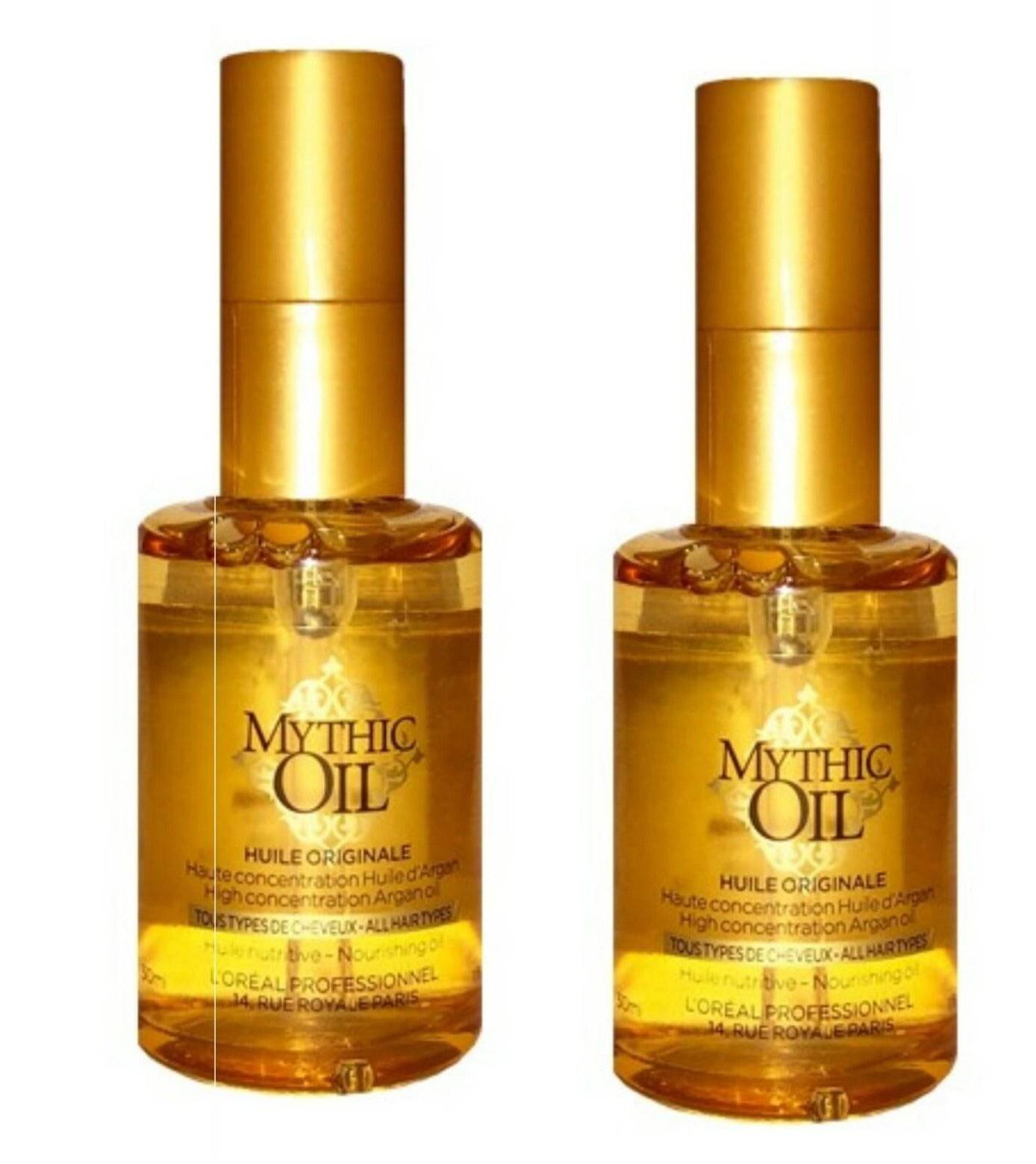 L'Oreal Mythic Oil Nourishing Hule Originale For All Hair Types 30ml x 2 - On Line Hair Depot