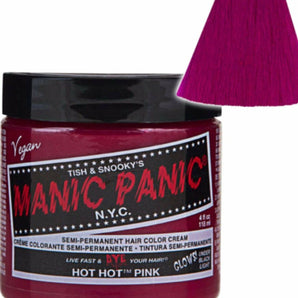 MANIC PANIC -- HOT HOT PINK -- HAIR DYE  118 ML x 2  (DUO) - On Line Hair Depot