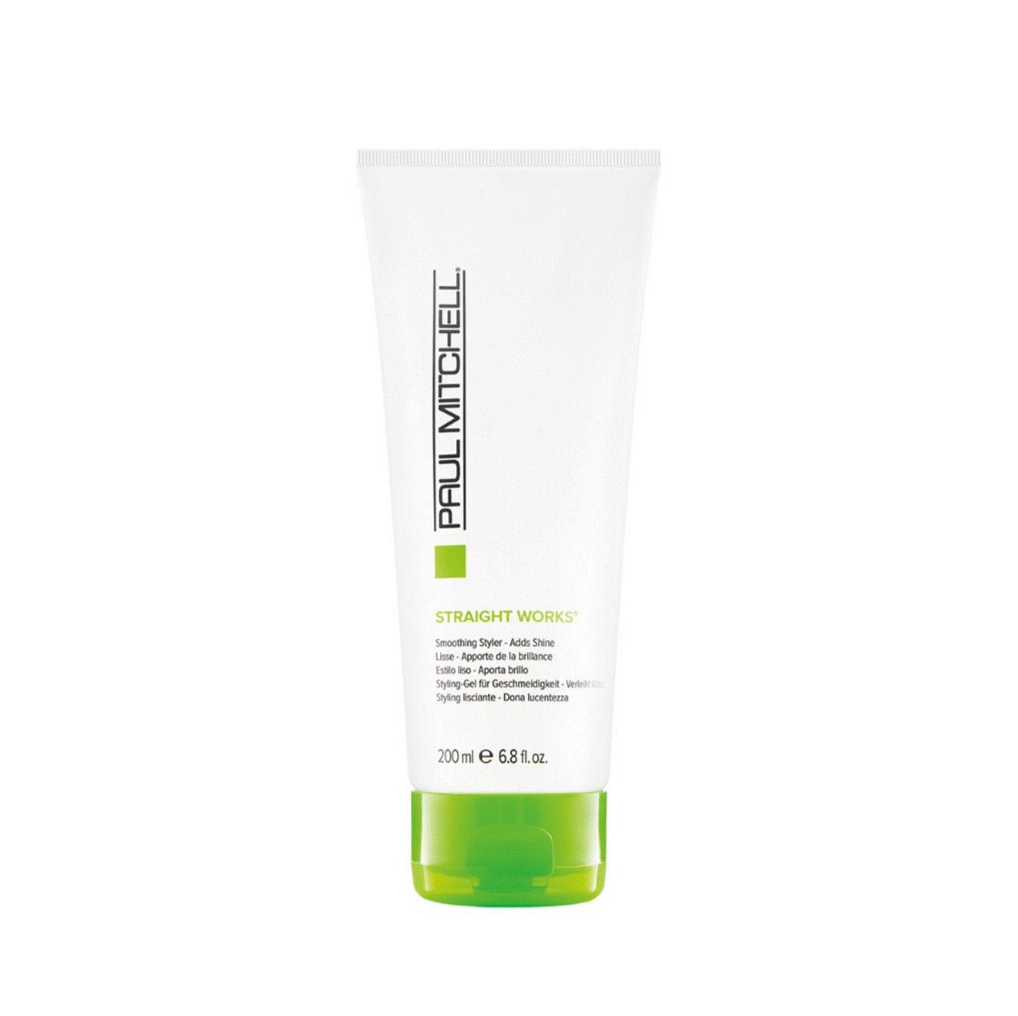 Paul Mitchell Straight Works Smoothing Styler Adds Shine 200ml x 2 - On Line Hair Depot