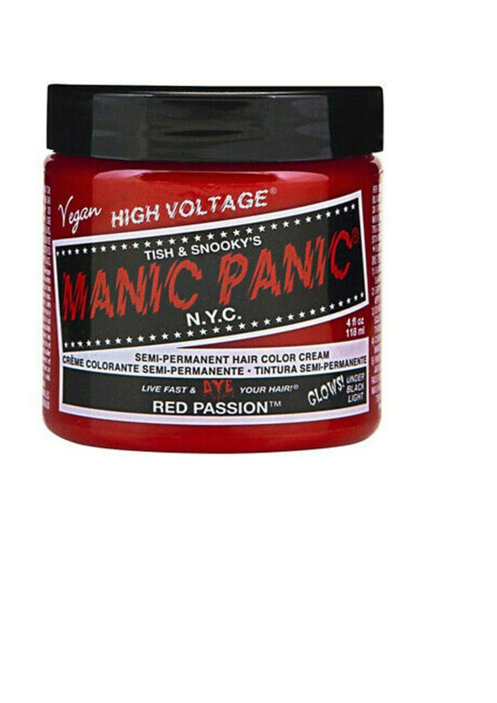Manic Panic Classic Hair Dye Color Red passion Vegan 118ml Manic-Panic - Australian Salon Discounters