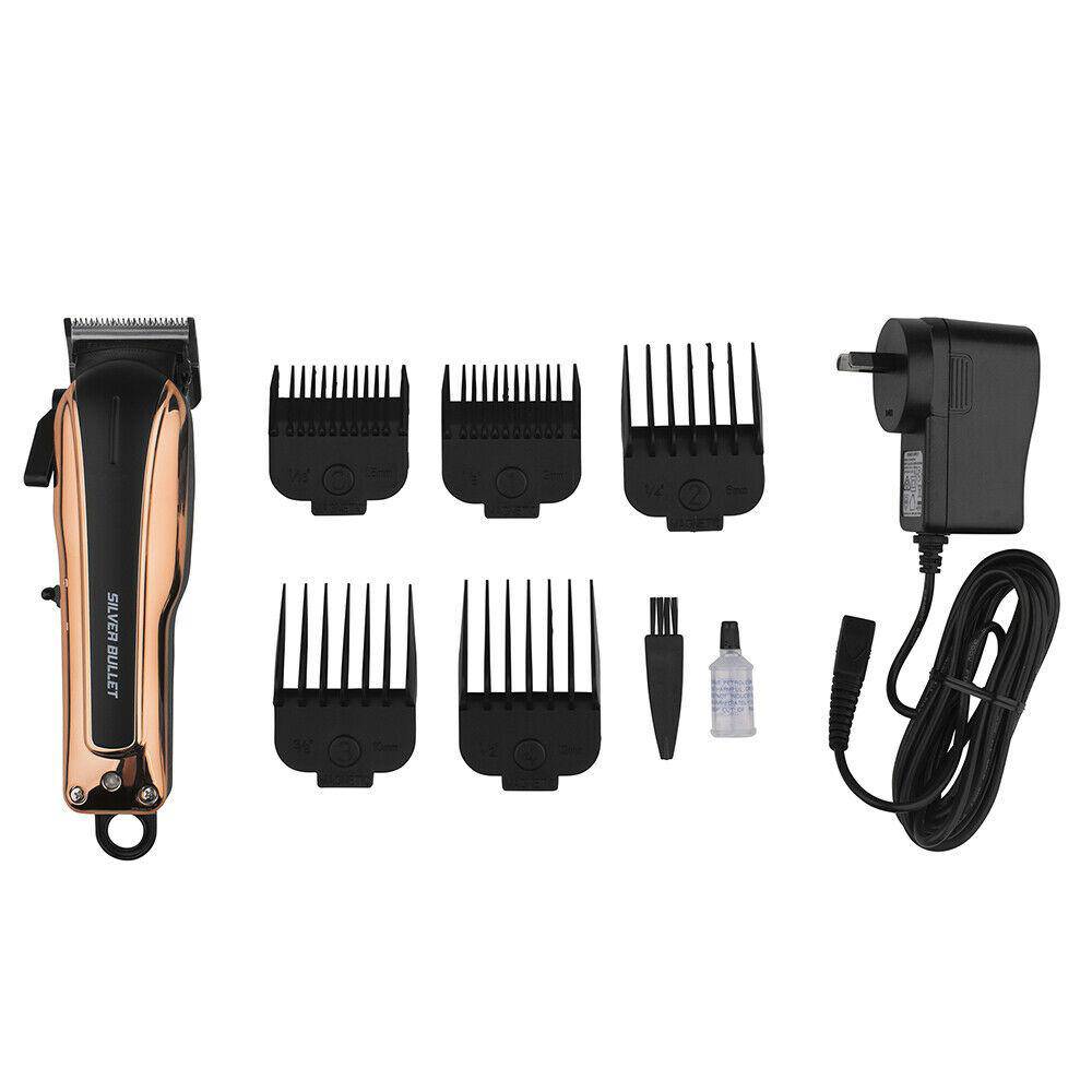 Silver Bullet Smooth Rider Hair Clipper Rose Gold Cordless  2HR Rapid Charge - On Line Hair Depot