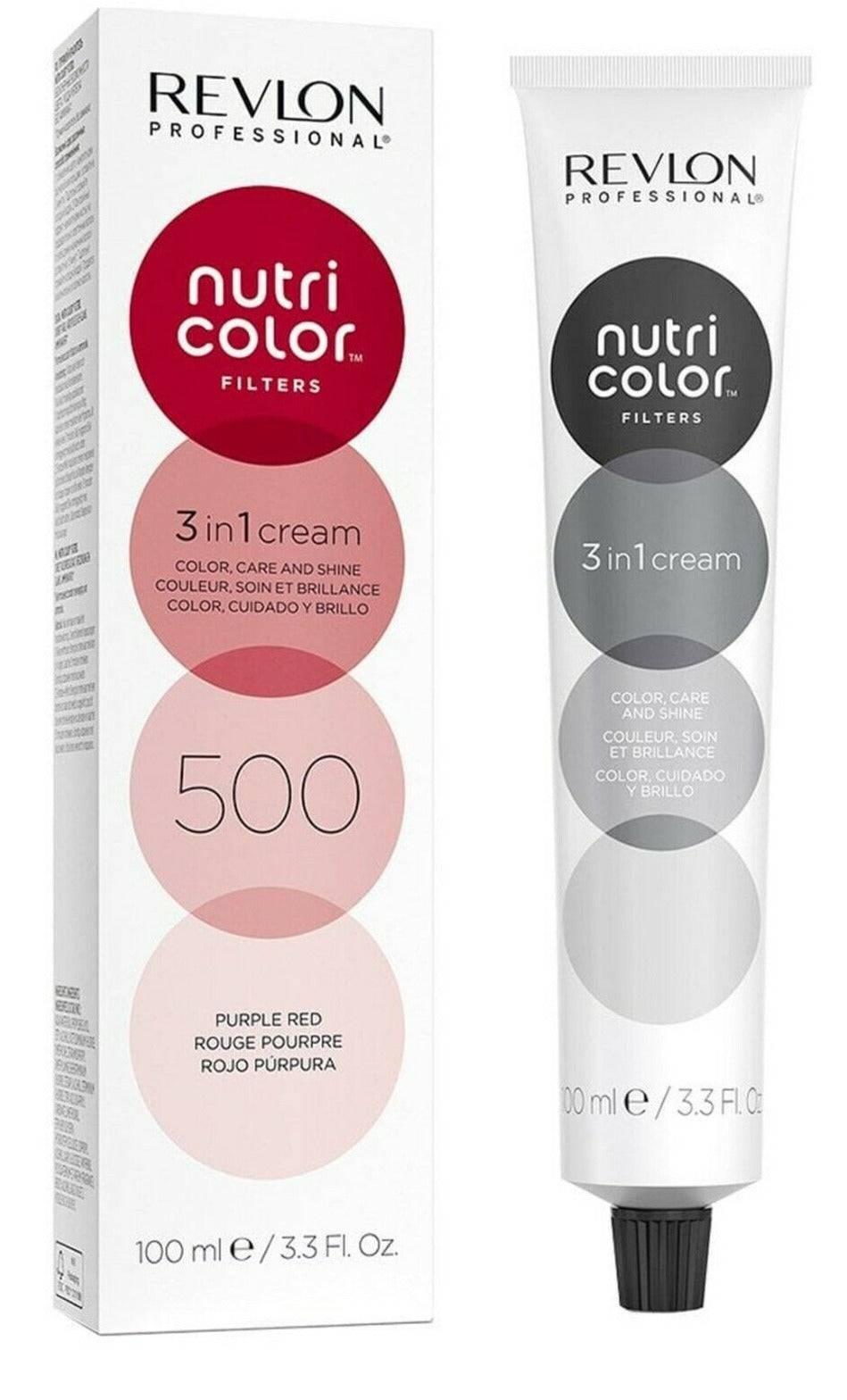 Revlon Professional Nutri Color Creme 3 in 1 Cream #500 Purple Red 100ml - Australian Salon Discounters