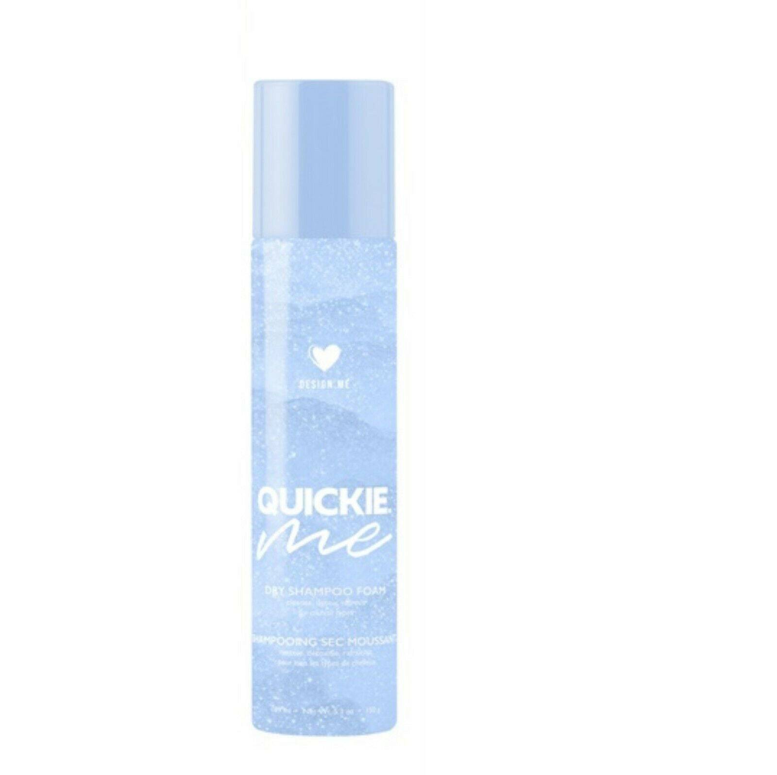 DesignME Quickie Me Dry Shampoo Foam for All Hair Types 189ml x 2  Design Me - On Line Hair Depot