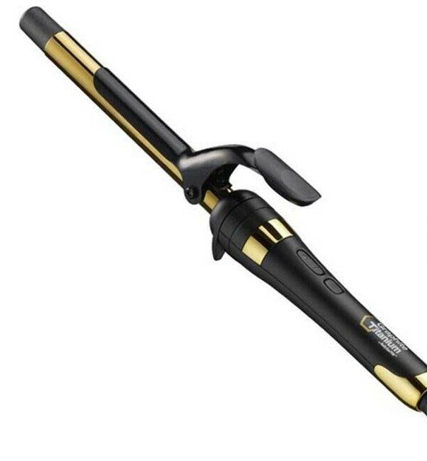 Graphite Titanium By BaBylissPRO Ionic Curling Iron 19mm - Australian Salon Discounters