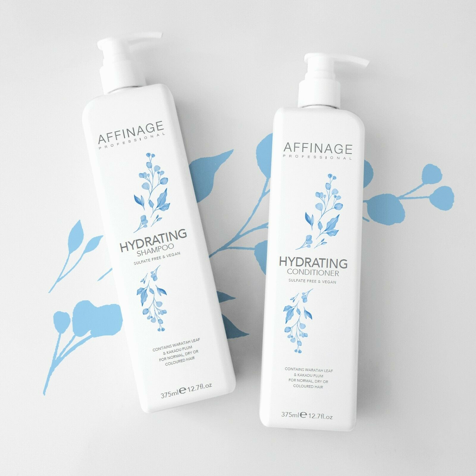 iaahhaircare,Affinage Professional Hydrating Shampoo & Conditioner 375ml Duo Aus Stock,Shampoos & Conditioners,affinage