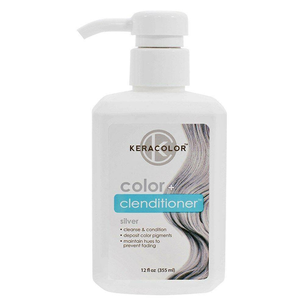Keracolor Color Clenditioner Colour Shampoo Silver  355ml - Australian Salon Discounters