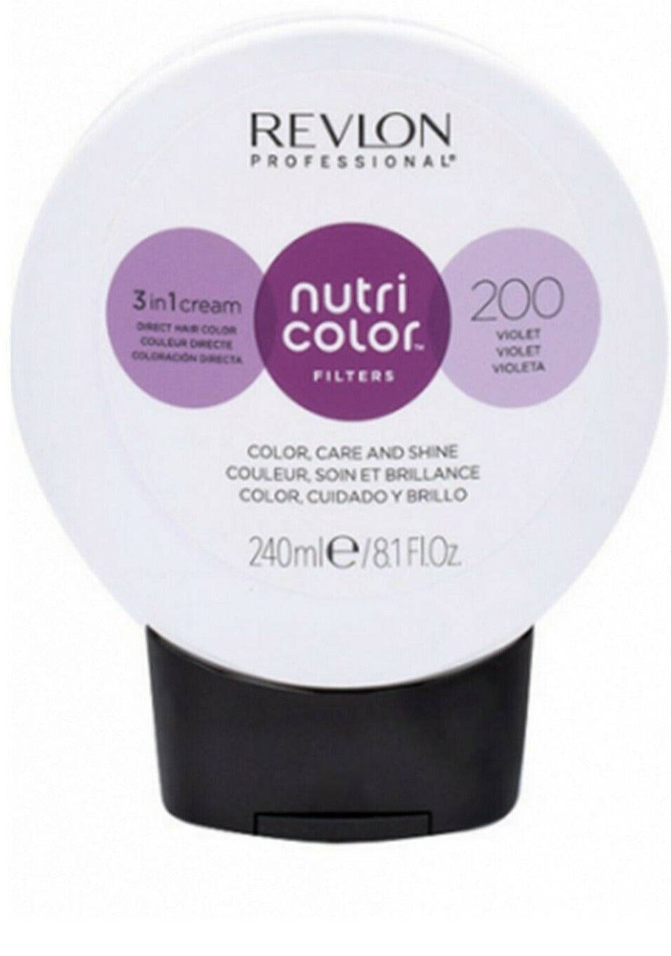 Revlon Professional Nutri Color Creme 3 in 1 Cream #200 Violet 240ml - Australian Salon Discounters