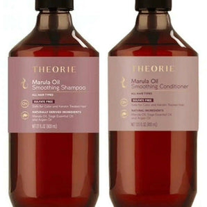 Theorie Marula Oil Smoothing Shampoo  Conditioner duo 800 ml each Sulfate Free - On Line Hair Depot