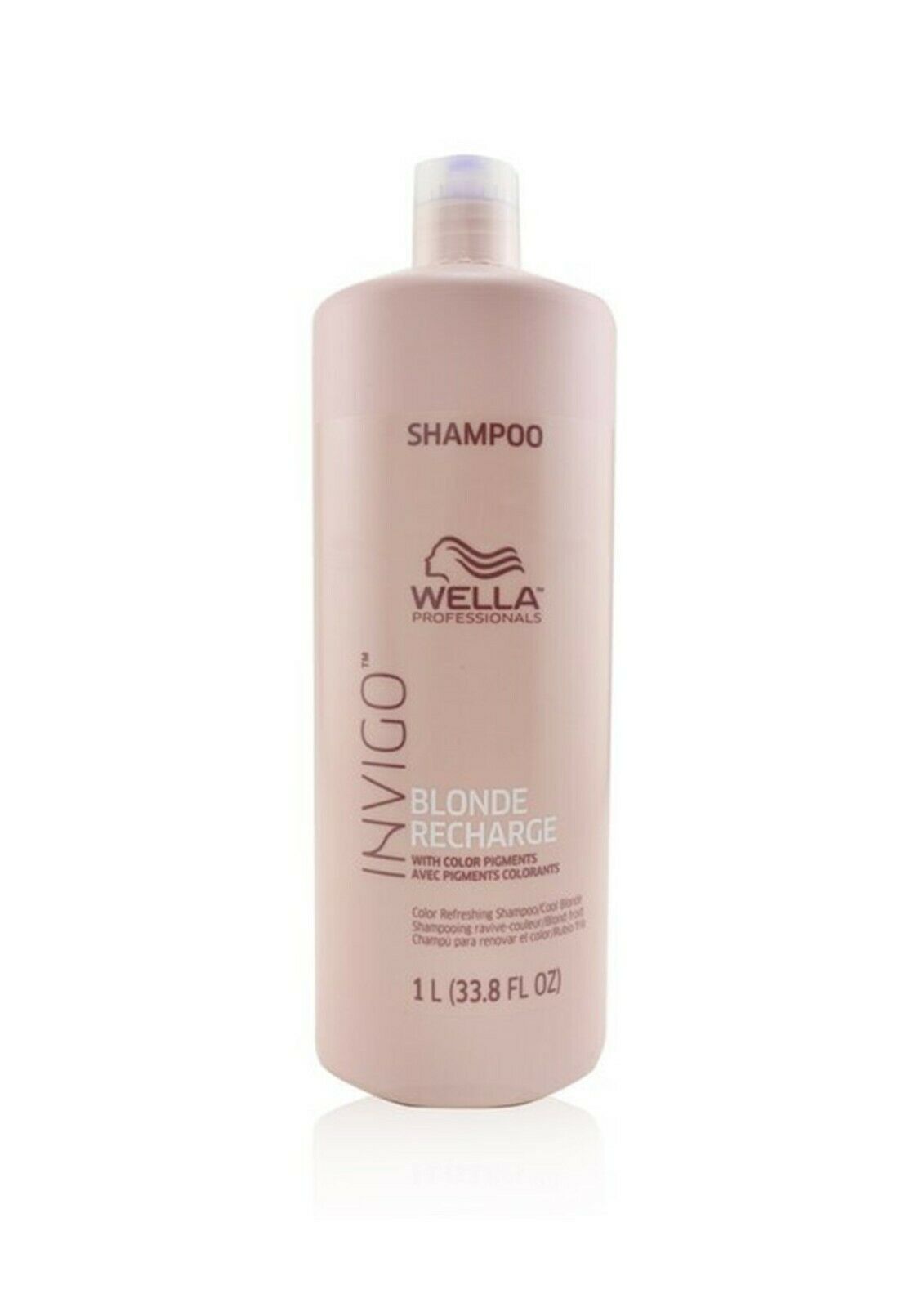 Wella INVIGO Shampoo 1000ml Blonde Recharge Color Refreshing Cool Blonde Silver - On Line Hair Depot