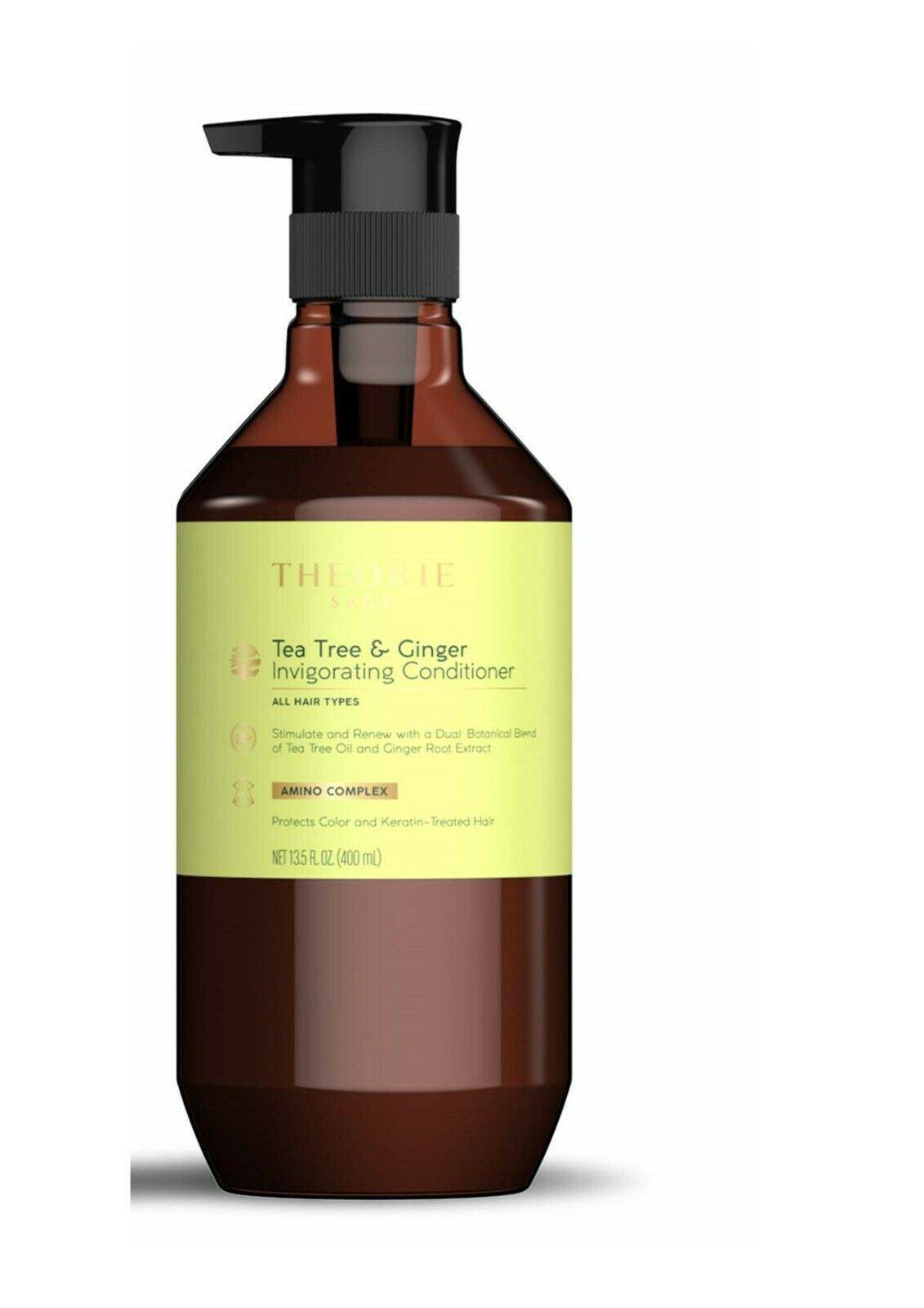 Theorie Tea Tree and Ginger invigorating Shampoo and Conditioner 400 ml Duo - On Line Hair Depot