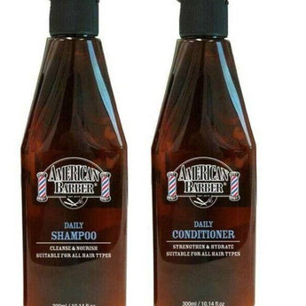 American Barber Daily Shampoo and Conditioner 300ml Duo - Australian Salon Discounters
