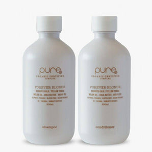 Pure Forever Blonde Shampoo and Conditioner 300ml Duo - On Line Hair Depot