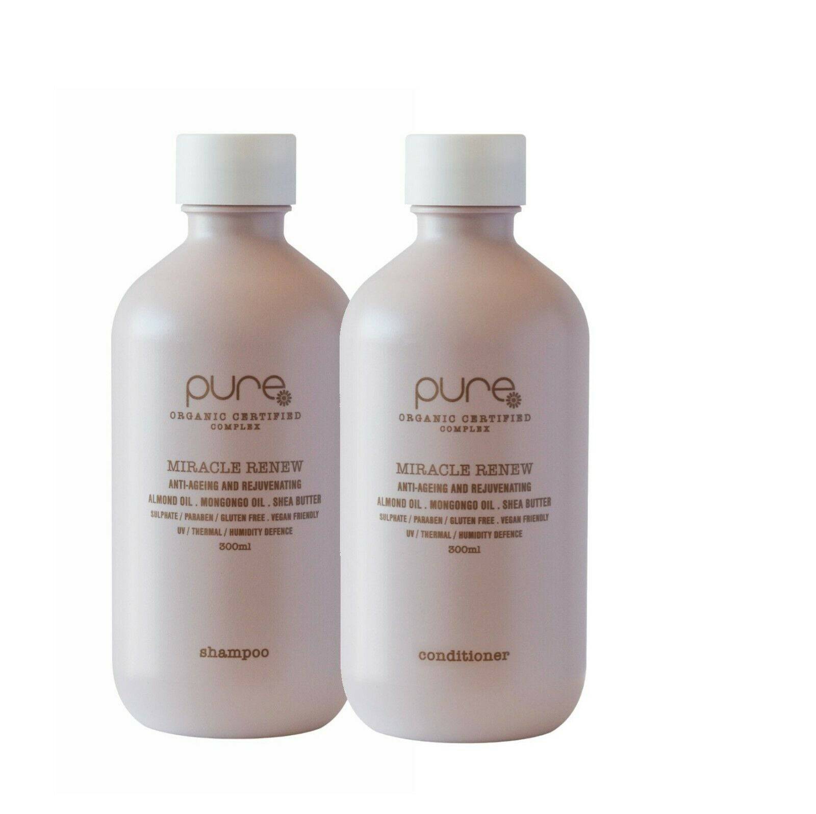 Pure Miracle Renew Shampoo & Conditioner 300ml Duo - On Line Hair Depot