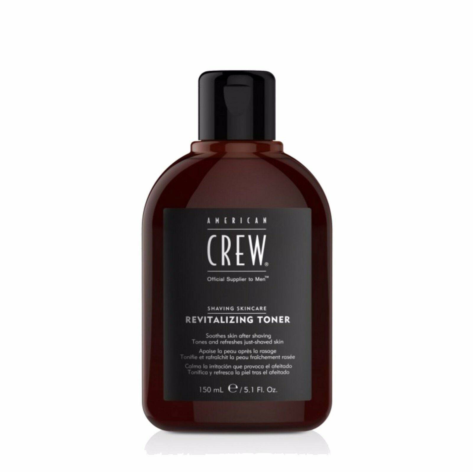 American Crew Shaving Skincare Revitalizing Toner 2 x 150ml (Duo) Soothes Skin - On Line Hair Depot