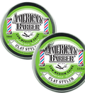 American Barber Clay Styler 100ml Duo Pack Mens Styling Medium Hold (2 x 100ml) - Australian Salon Discounters