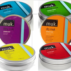 iaahhaircare,6 x Muk 95 gms- Mixed pack 1 of each Hard , Filthy , Raw , Slick , Dry and Rough,Styling Products,Muk