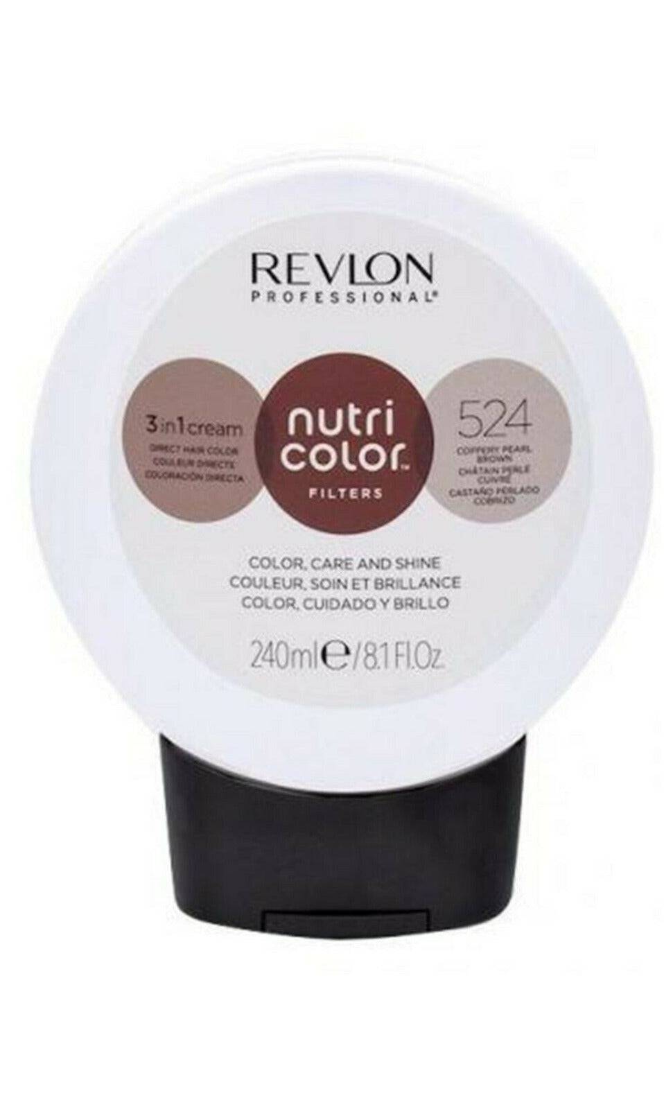 Revlon Professional Nutri Color Creme 3 in 1 Cream #524 Copperboy Pearl  240ml - Australian Salon Discounters