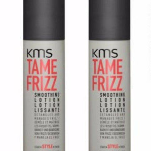 KMS Tame Frizz Smoothing lotion Duo 2 x 150ml - On Line Hair Depot