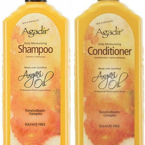Agadir Argan Oil Daily Hair Moisturizing Shampoo & Conditioner 1 Litre Duo - Australian Salon Discounters