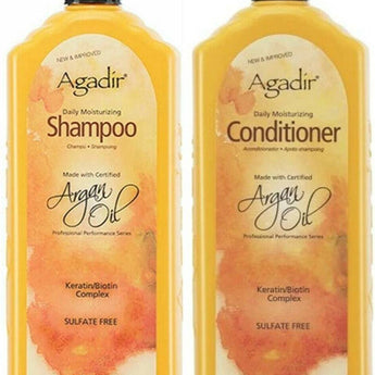 Agadir Argan Oil Daily Hair Moisturizing Shampoo & Conditioner 1 Litre Duo - Australian Salon Discounters