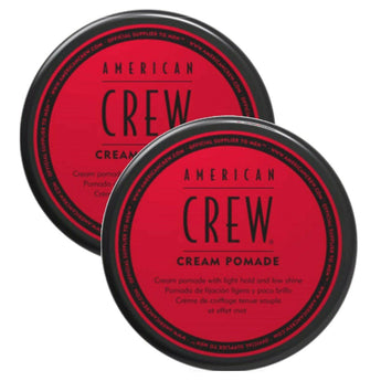 American Crew Cream Pomade 2 x 85g with light Hold and Low Shine - Australian Salon Discounters