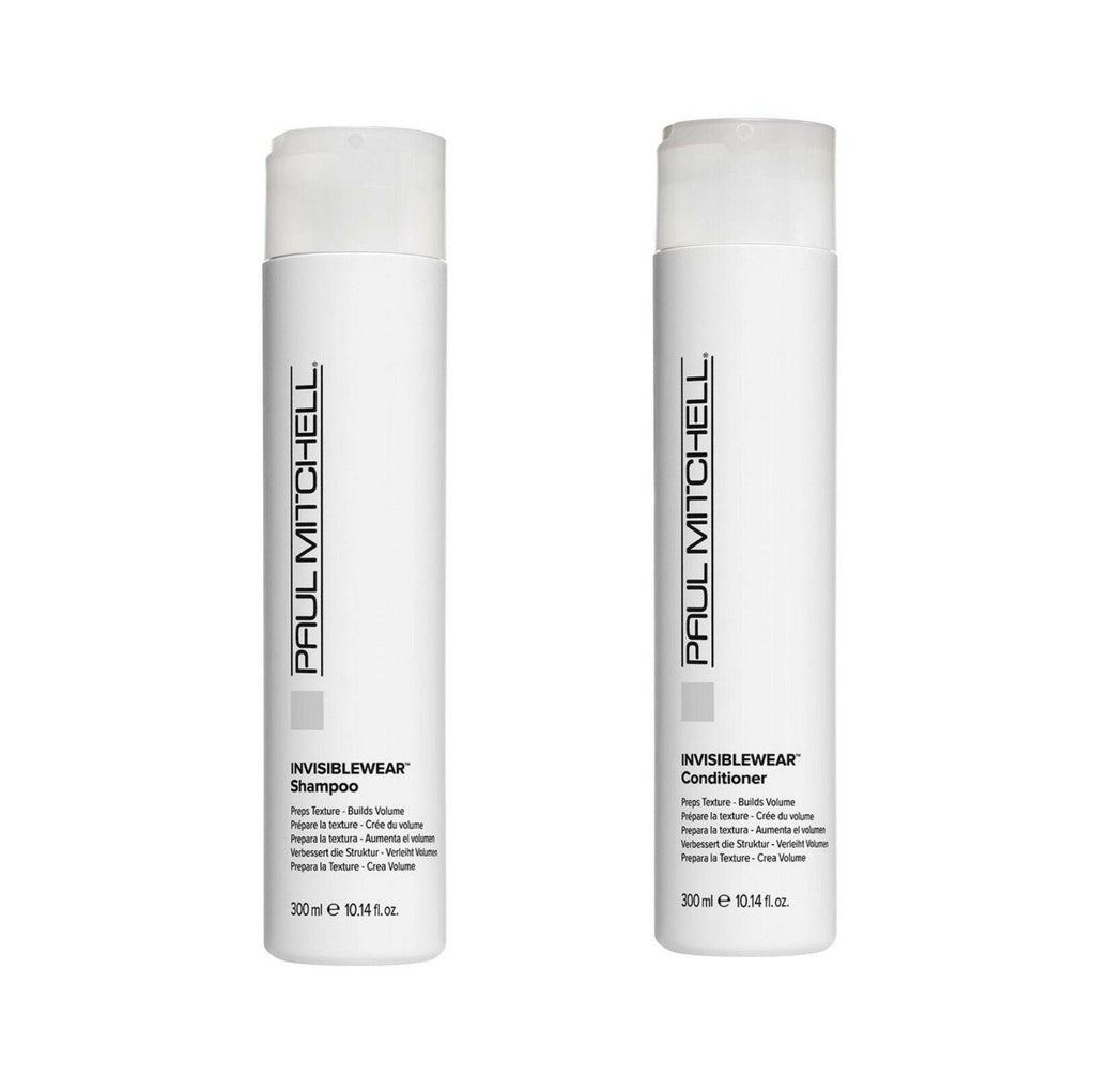 Paul Mitchell Invisiblewear Shampoo & conditioner Duo 300ml each Builds Volume - Australian Salon Discounters