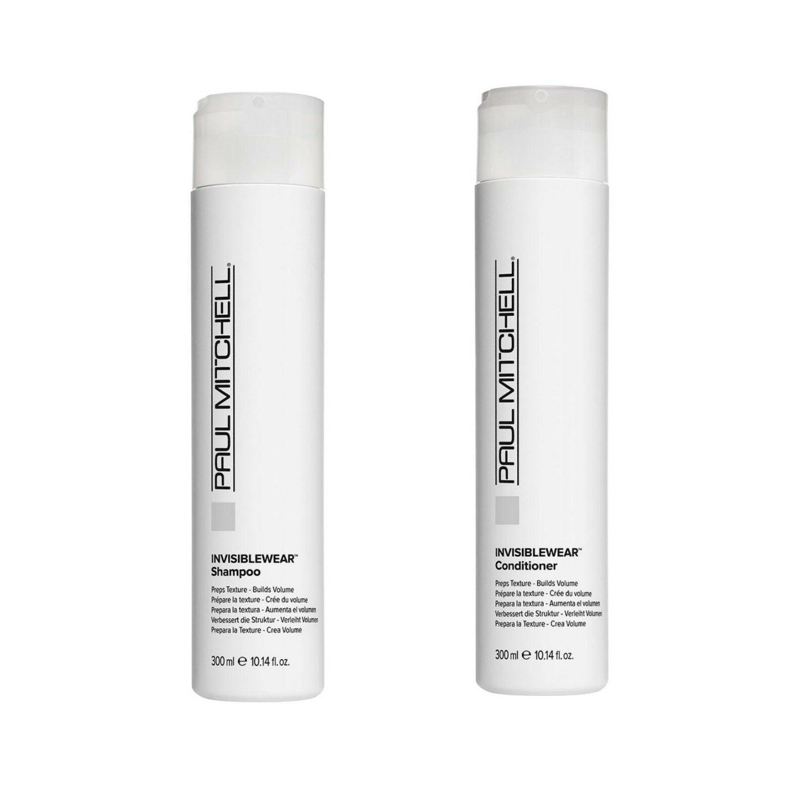 Paul Mitchell Invisiblewear Shampoo & conditioner Duo 300ml each Builds Volume - Australian Salon Discounters