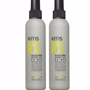 KMS Hair Play Sea Salt Spray Duo 2 x 200ml - On Line Hair Depot