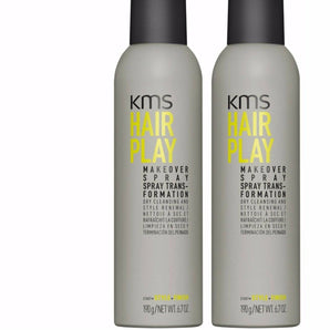 KMS Hair Play Makeover Spray Duo 2 x 250ml - On Line Hair Depot