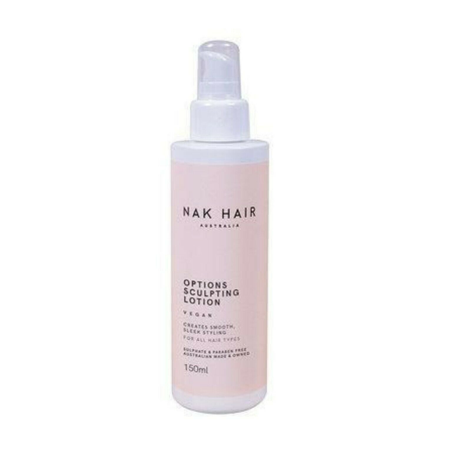 Nak Options Sculpting Lotion Thermal Protection Medium Hold 150ml x 2 - On Line Hair Depot