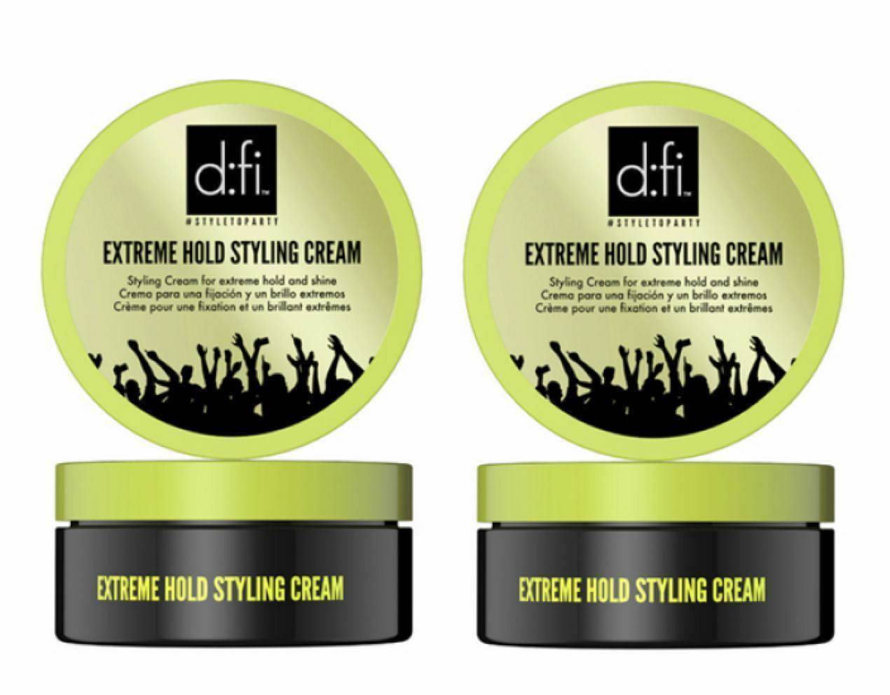 D:fi Extreme Hold Styling Cream Extreme Hold and Shine 75g Duo Pack - On Line Hair Depot