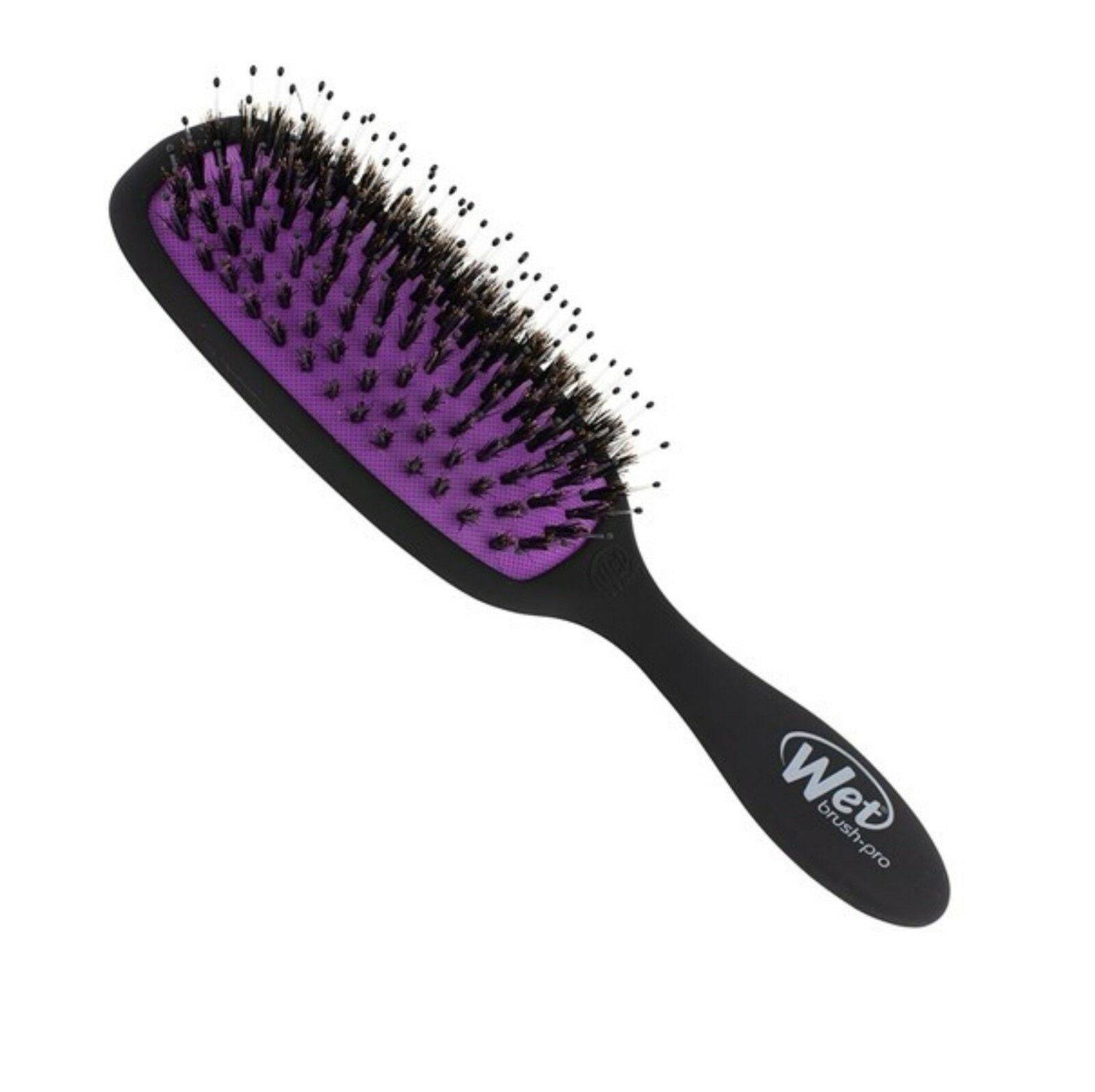 The Wet Brush Pro Shine Enhancer Black Mongolian Boar Bristles - Australian Salon Discounters