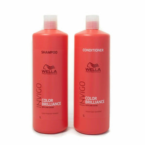 Wella Professionals Invigo Brilliance Duo Shampoo & Conditioner 1lt DUO - On Line Hair Depot